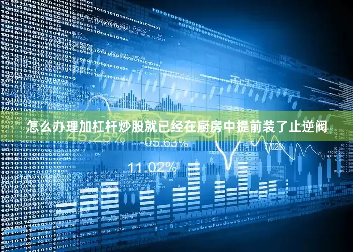 怎么办理加杠杆炒股就已经在厨房中提前装了止逆阀