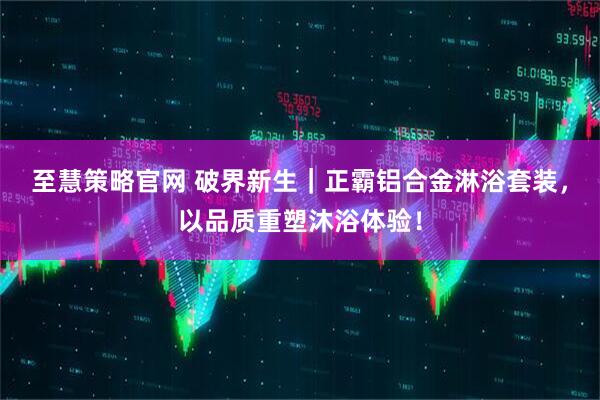 至慧策略官网 破界新生|正霸铝合金淋浴套装,以品质重塑沐浴体验!