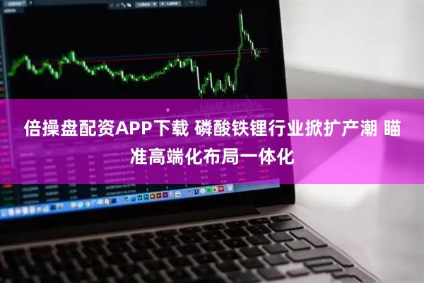 倍操盘配资APP下载 磷酸铁锂行业掀扩产潮 瞄准高端化布局一体化