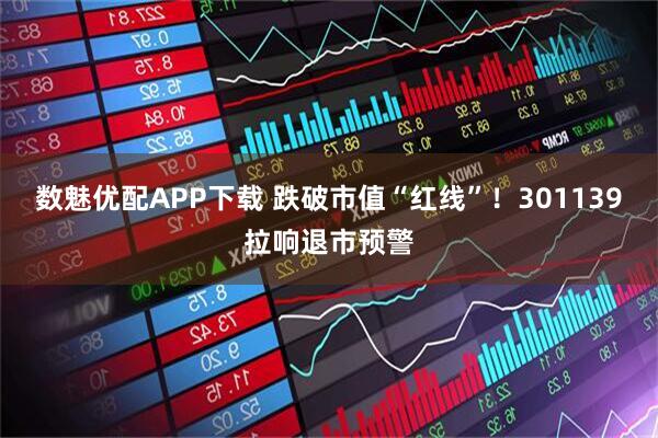 数魅优配APP下载 跌破市值“红线”！301139拉响退市预警